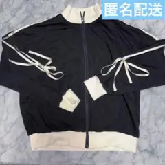 OLIVE des OLIVE オリーブデオリーブ 袖リボン トラックジャケット