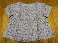 ユニクロ　リバティ　ブラウス　リネン