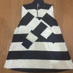 長袖 ハーフジップ