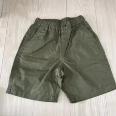 新品　ユニクロ　キッズ　半ズボン　パンツ　カーキ