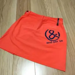 and per se　スカート レッド　Мサイズ