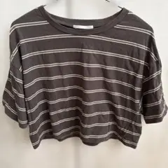 RETRO GIRL クロップド丈Tシャツ