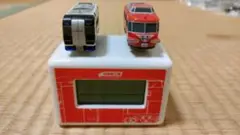 日車夢工房　名鉄メロック　目覚まし時計　未使用品 5049 【動作確認済】日車夢工房 名鉄メロック 置時計 目覚まし