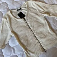 しまむら新品　ダブルZIP半袖T カットソー　L
