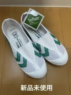 【新品未使用】moonstar バイオテフ 上履き グリーン ムーンスター