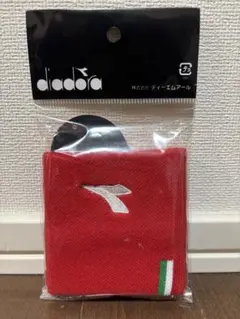 diadora リストバンド赤色