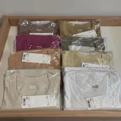 【新品未使用】UNIQLO U クルーネックTシャツ　8枚セット