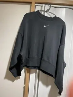 Nike ブラック クロップドスウェット L