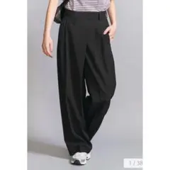 ポプリン 2タック ラップパンツ ―ウォッシャブル―