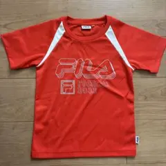 FILA オレンジ Tシャツ