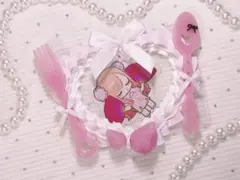 【120】ハート ホイップ デザート いちごみるく