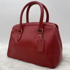 美品❣️オールドコーチ ハンドバッグ COACH マディソン 赤