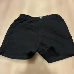 Smiley love ブラックハーフパンツ