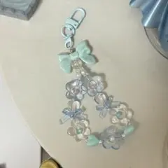 【手作り】ブリブリストラップ（ブルー）