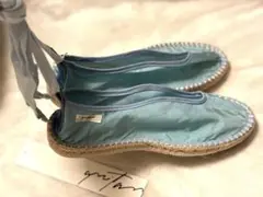 quitan フランス製　エスパドリユ　水色　size:37