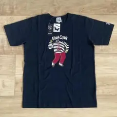 SINA COVA Tシャツ　半袖　ネイビー　未使用　タグ付き　Lサイズ