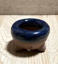 盆栽鉢　鶏血時代希少ミニ盆栽鉢不明落款〜亭支那鉢和鉢古色赤い盆栽鉢山野草多肉植物 盆栽鉢 鶏血時代希少ミニ盆栽鉢不明落款〜亭支那鉢和鉢古色赤い