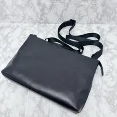 美品✨MURAムラ　サコッシュ ショルダーバッグ 本革 レザー ブラック