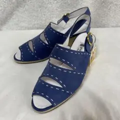☆ gino aldrovandi ジーノアルドロヴァンディ　ウェッジサンダル