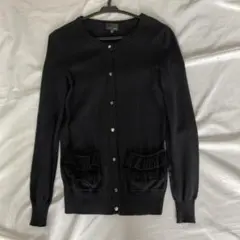FENDI ファー付カーディガン