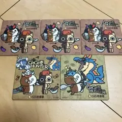 【シークレット】モンハン　CoCo壱　コースター 5枚セット