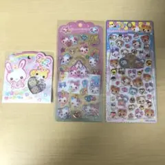 【新品】平成レトロ　シールセット　まじかるみゅーちゃん　フワフワらびちゃん　他