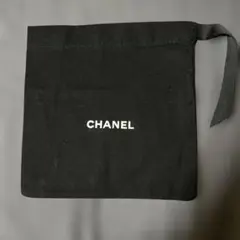新品未使用 CHANEL ブラック コットン ポーチ