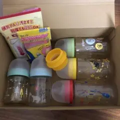ピジョン　哺乳瓶　母乳実感　ガラス2本　プラスチック3本　240 160 セット