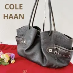 ☆COLE HAAN☆レザー トートバッグ ブラック 保存袋あり