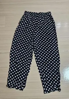 水玉模様 カジュアルパンツ Lサイズ