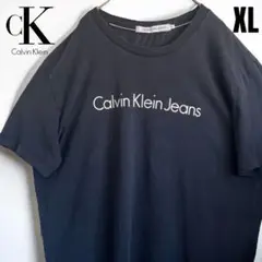 海外限定　カルバンクライン　CK ロゴ　Tシャツ　ブラック　XL