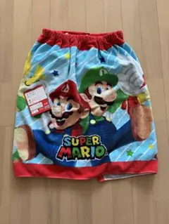 スーパーマリオ スナップ付きタオル ラップタオル プールタオル 60㎝ 新品