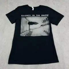 SILENCE IN THE SNOW　メタル　Tシャツ　古着　ブラック　黒　S