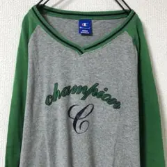 Champion【チャンピオン】90s Tシャツ 長袖 ロンT リブ 激レア