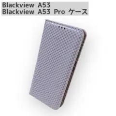 Blackview A53 A53 Pro ケース 手帳型 スマホカバー 紫