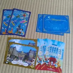 東京ディズニーランド　ポストカード　未使用　８枚