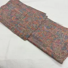 正絹 小紋 着物 更紗紋様