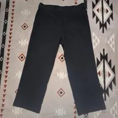 FIRST DOWN ブラック ストレートパンツ XLサイズ