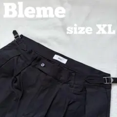 Bleme ヘビーツイル ワイドストレート ダブルインタック グルカチノパンツ