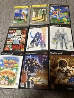 PS2ソフト 9本　まとめ売り