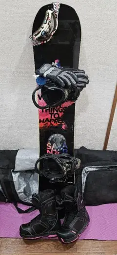 初心者お得セット スノーボードセット（ブーツ・グローブ・バッグ付き）