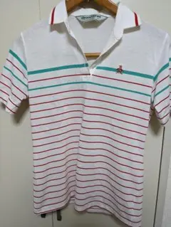 マンシングウェアのボーダーシャツ MUNSINGWEARのゴルフウェア
