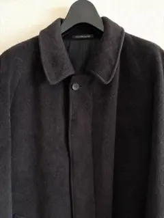 TAKA-Q ステンカラーコート アンゴラ・ウール混　メンズLサイズ　美品