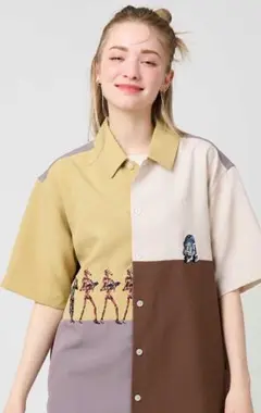 未開封　graniph スターウォーズ　ドロイド工場ビッグシルエット半袖シャツ