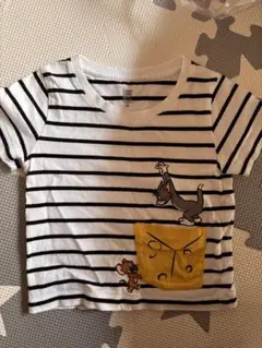 graniph トムとジェリー ストライプTシャツ 90