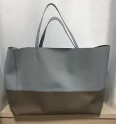 セリーヌ ホリゾンタル カーフスキン バイカラー トートバッグ