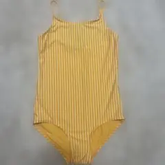 子供水着　H&M サイズ122/128 オレンジ　ストライプ