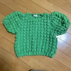 ブランシェス　グリーン　トップス　110