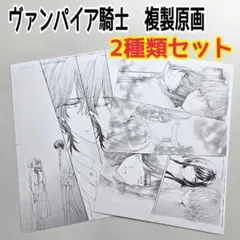 ヴァンパイア騎士　B5サイズ複製原画　2種類　樋野まつり　アニメイト特典