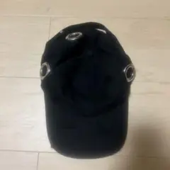 ノーブランド　帽子　ブラック　ダメージ